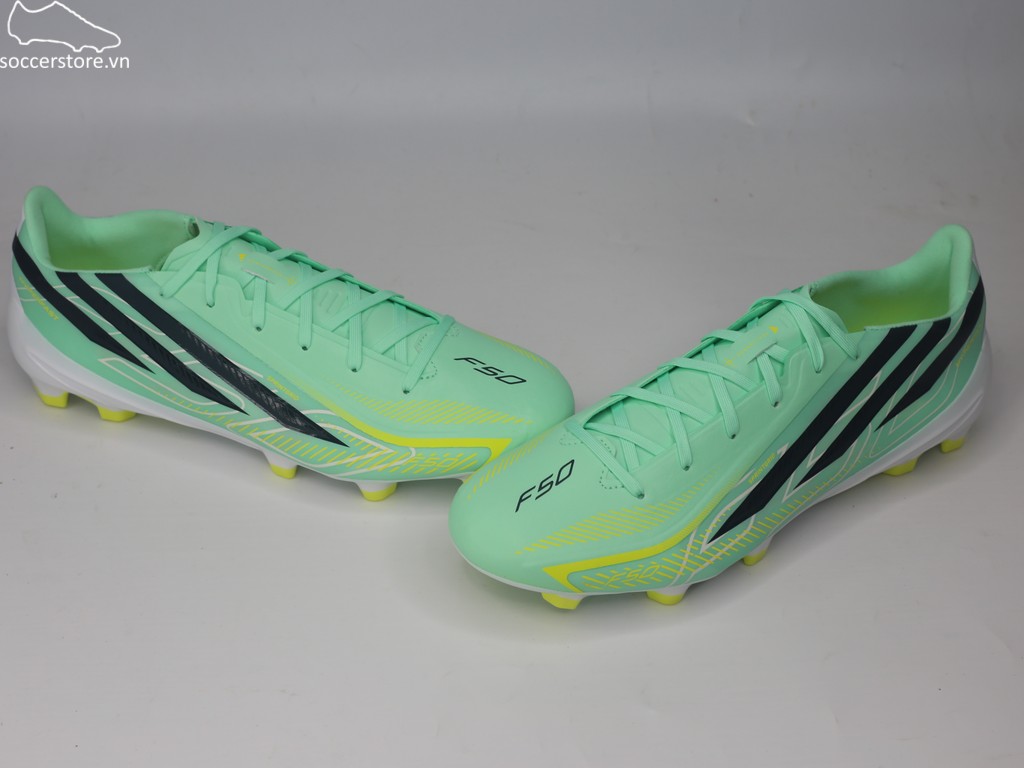 Adidas F50 Hyperfast League FG màu xanh bạc hà KK1052