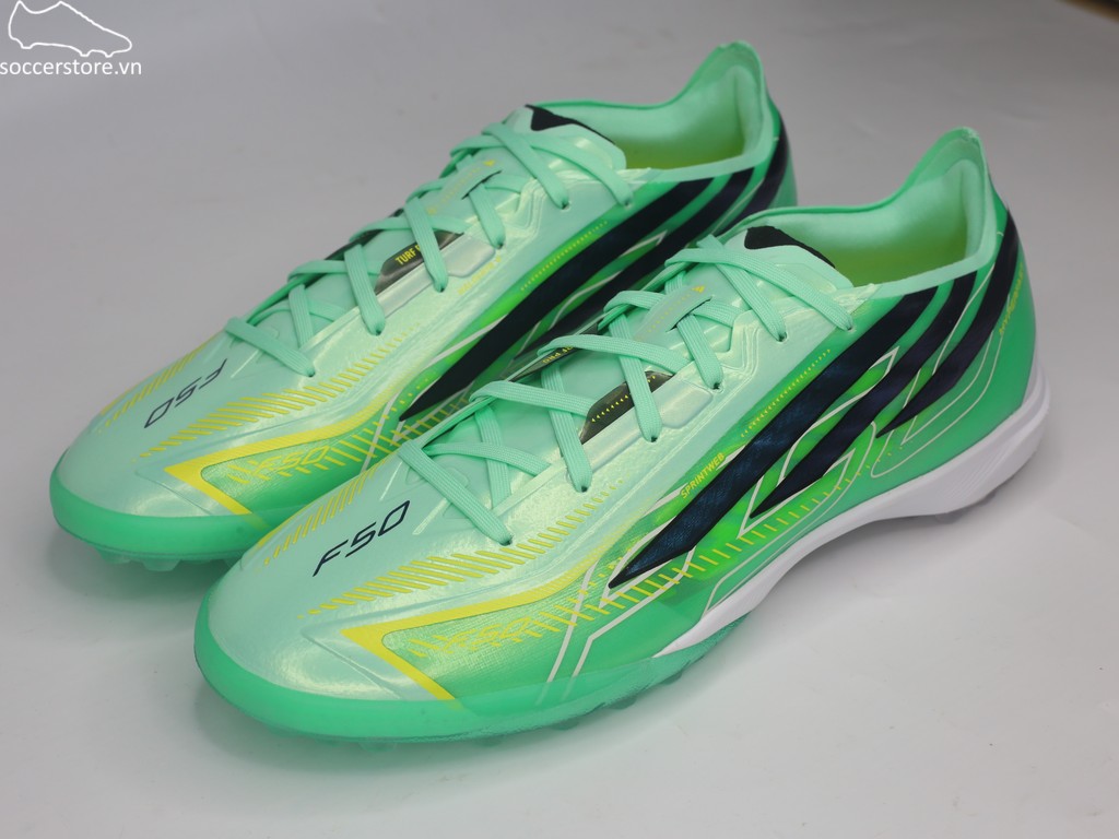 Adidas F50 Hyperfast Pro TF xanh bạc hà KJ6093