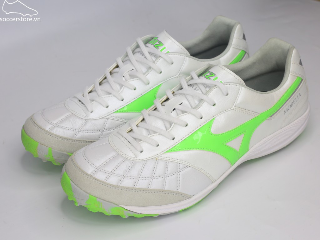 Mizuno Morelia Sala Japan TF màu trắng/ xanh lá Q1GB251137