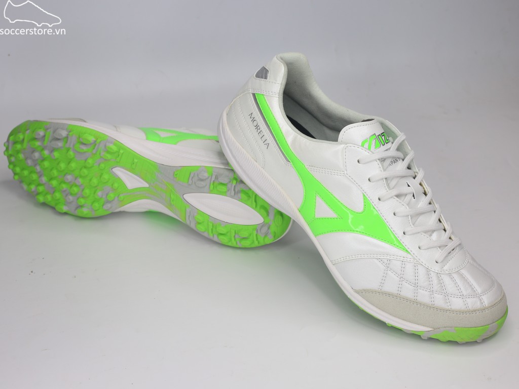 Mizuno Morelia Sala Japan TF màu trắng/ xanh lá Q1GB251137