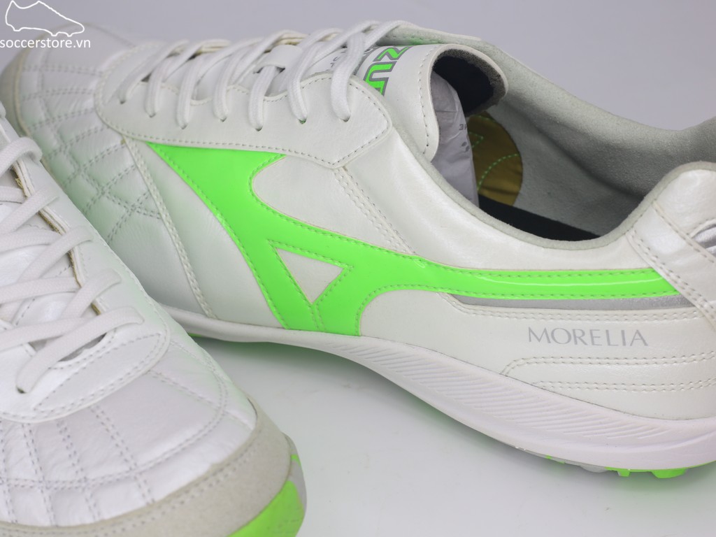 Mizuno Morelia Sala Japan TF màu trắng/ xanh lá Q1GB251137