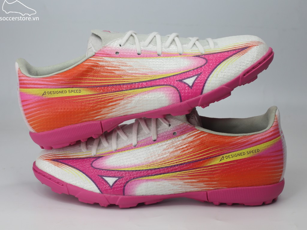 Mizuno Alpha 3 Pro AS TF màu trắng hồng P1GD266464