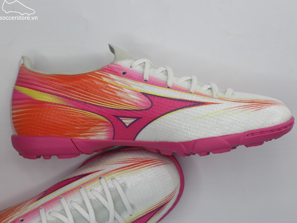 Mizuno Alpha 3 Pro AS TF màu trắng hồng P1GD266464