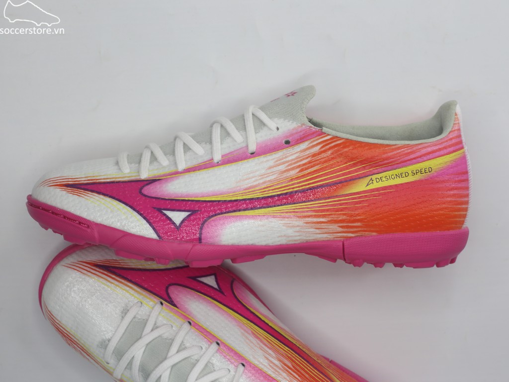 Mizuno Alpha 3 Pro AS TF màu trắng hồng P1GD266464