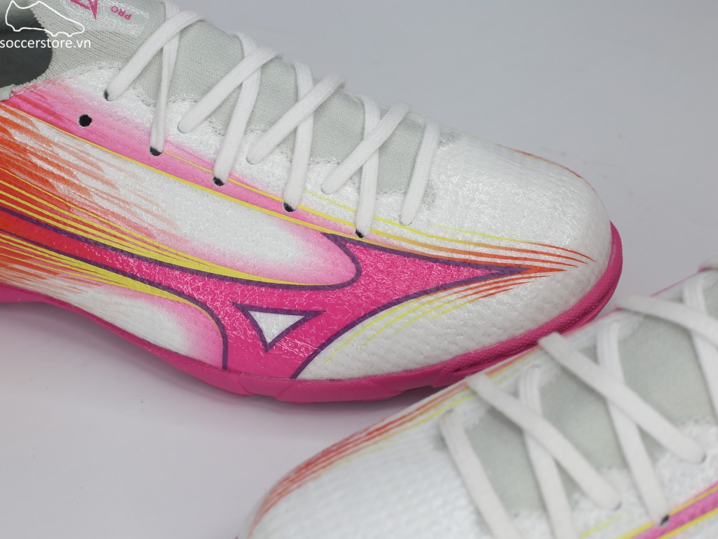 Mizuno Alpha 3 Pro AS TF màu trắng hồng P1GD266464