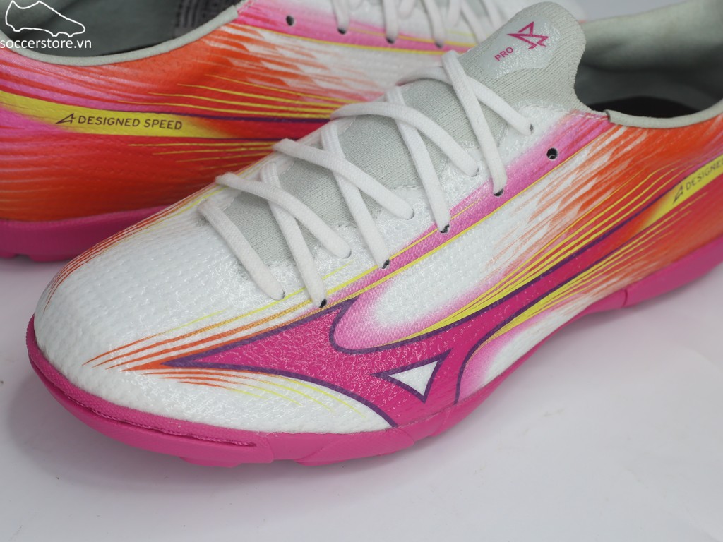 Mizuno Alpha 3 Pro AS TF màu trắng hồng P1GD266464