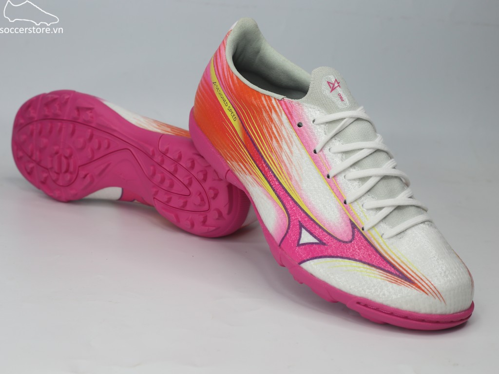 Mizuno Alpha 3 Pro AS TF màu trắng hồng P1GD266464