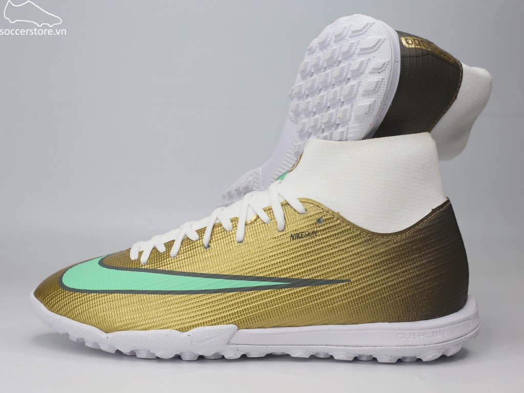 Nike Mercurial Superfly 11 Academy TF Kylian Mbappé vàng đồng IR0787-701