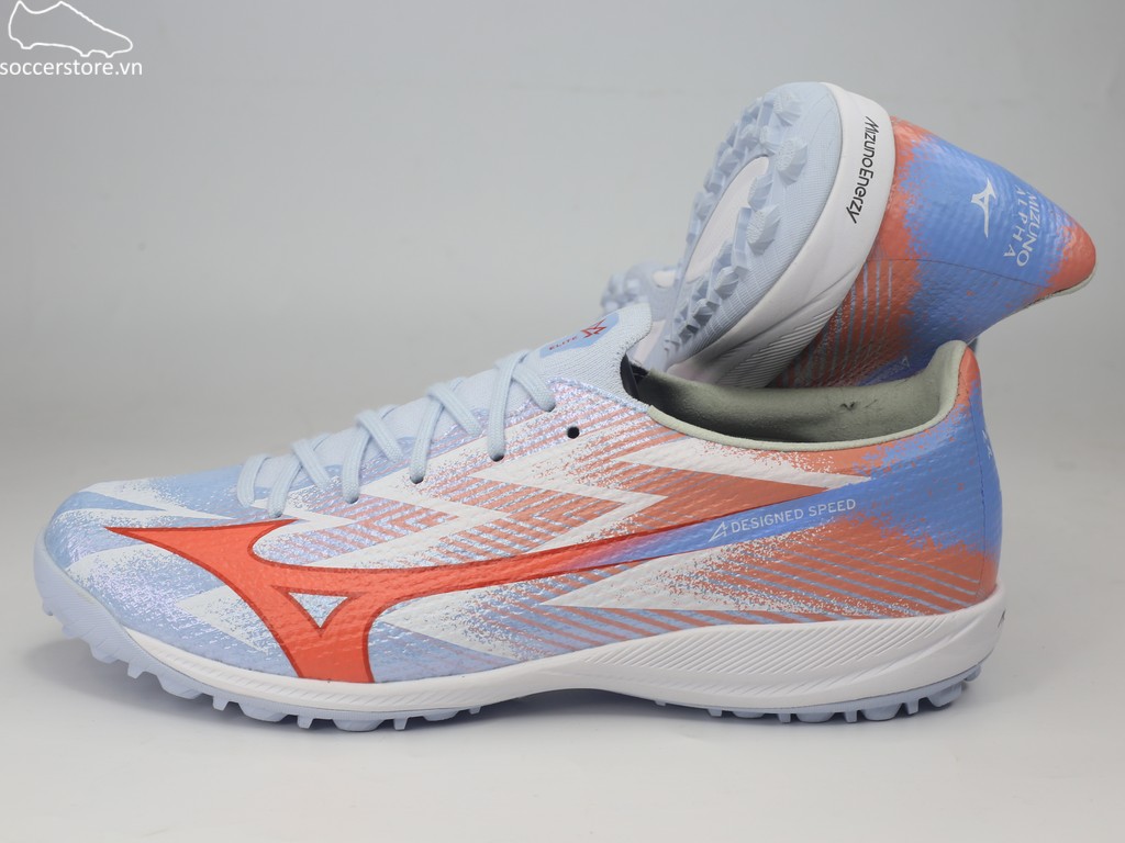 Mizuno α III Elite AS TF màu blue/ trắng/ cam P1GD266222