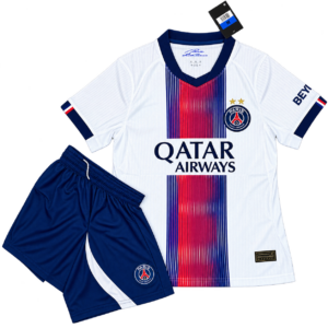 Bộ quần áo CLB PSG Paris Saint-Germain sân khách màu trắng 2026 2027 PSG PSG2627-TR