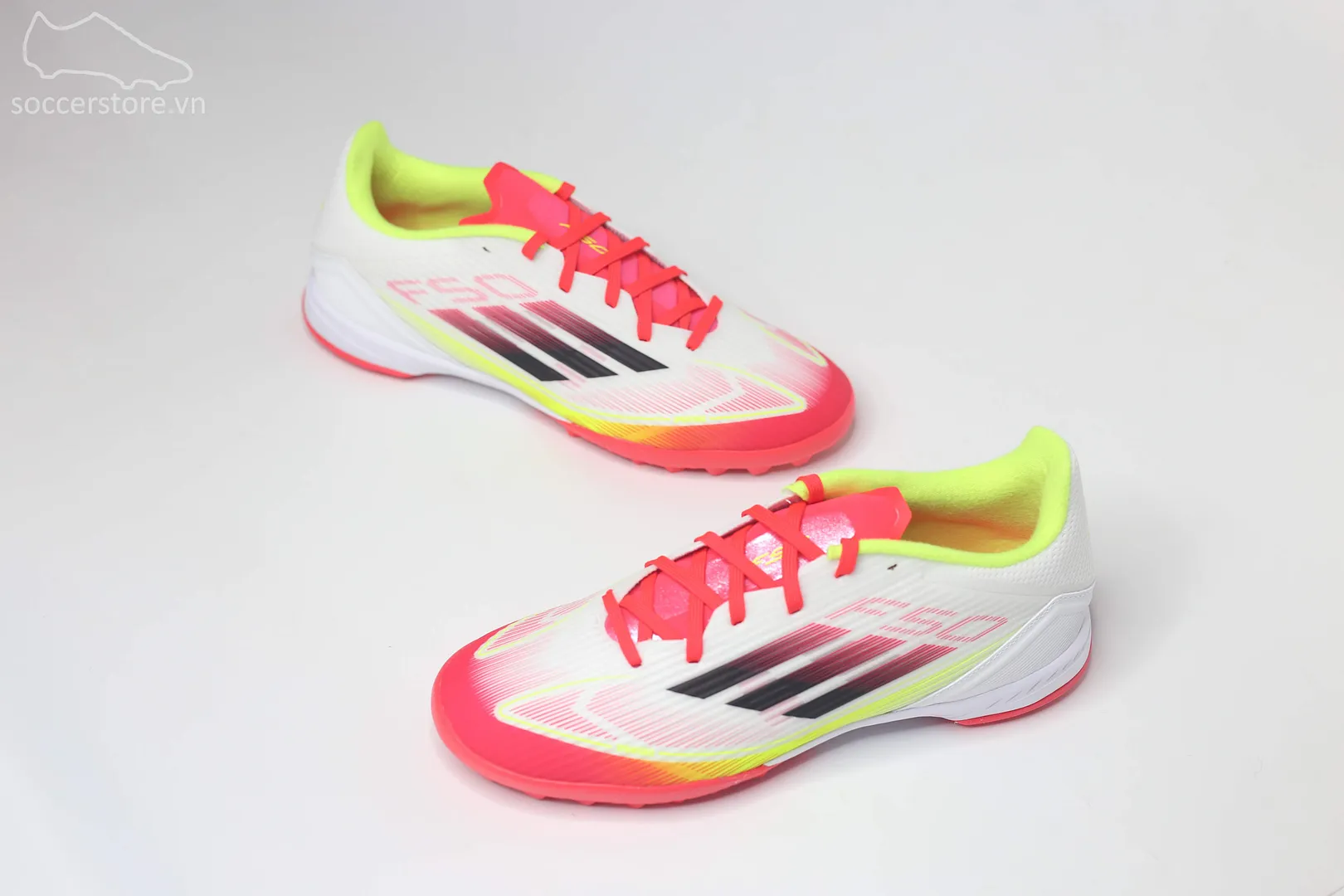 Adidas F50 League TF- Pure Victory pack màu trắng đỏ IE1231