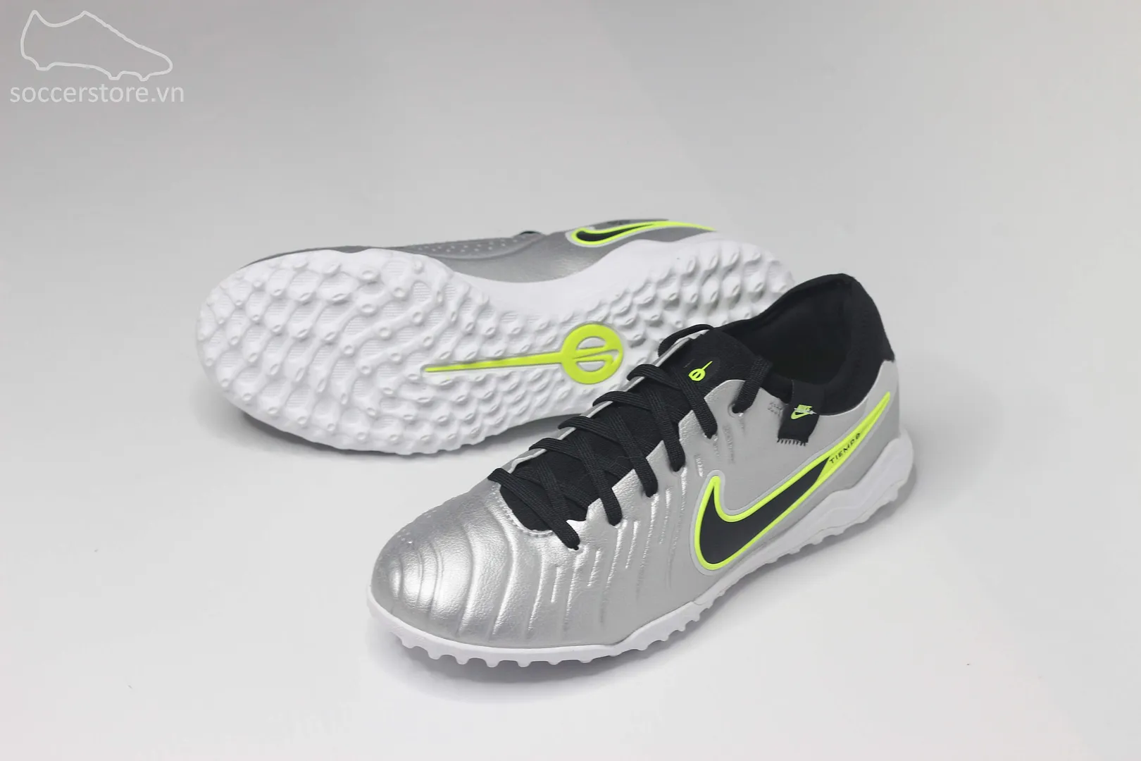 Nike Tiempo Legend 10 Pro TF Déjà Vu pack màu bạc DV4336-001