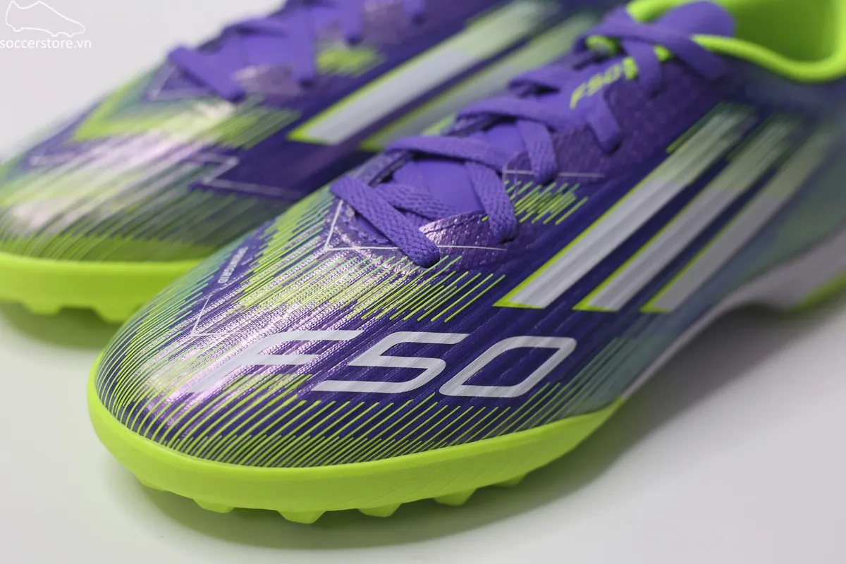 Adidas F50 League TF Jr màu tím Radiant Blaze - JI0000