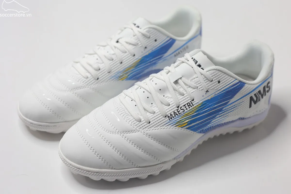 NMS Maestri 1.0 TF- White/ SIlver/ Blue MAE 1100