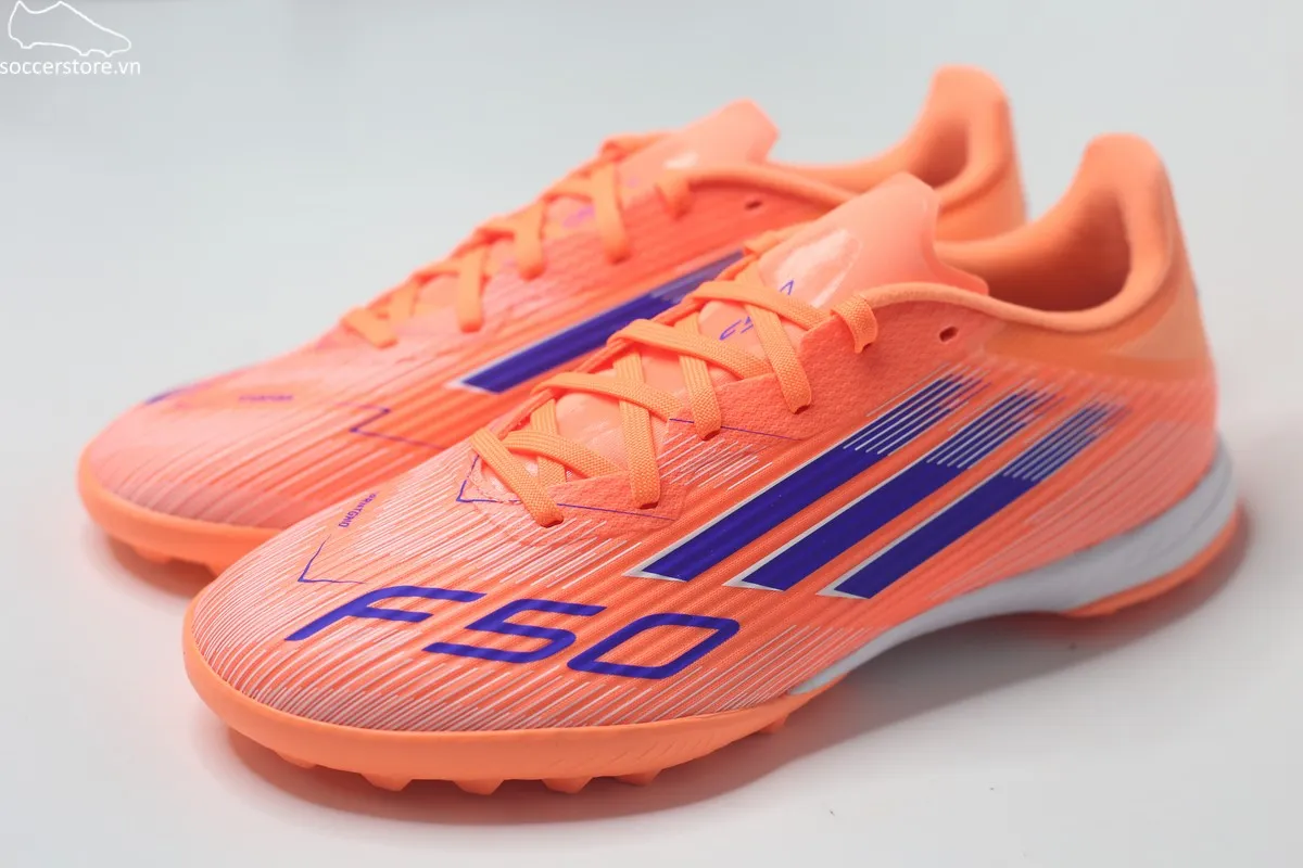 Adidas F50 League TF màu cam trắng - Coral Blaze - JH7723