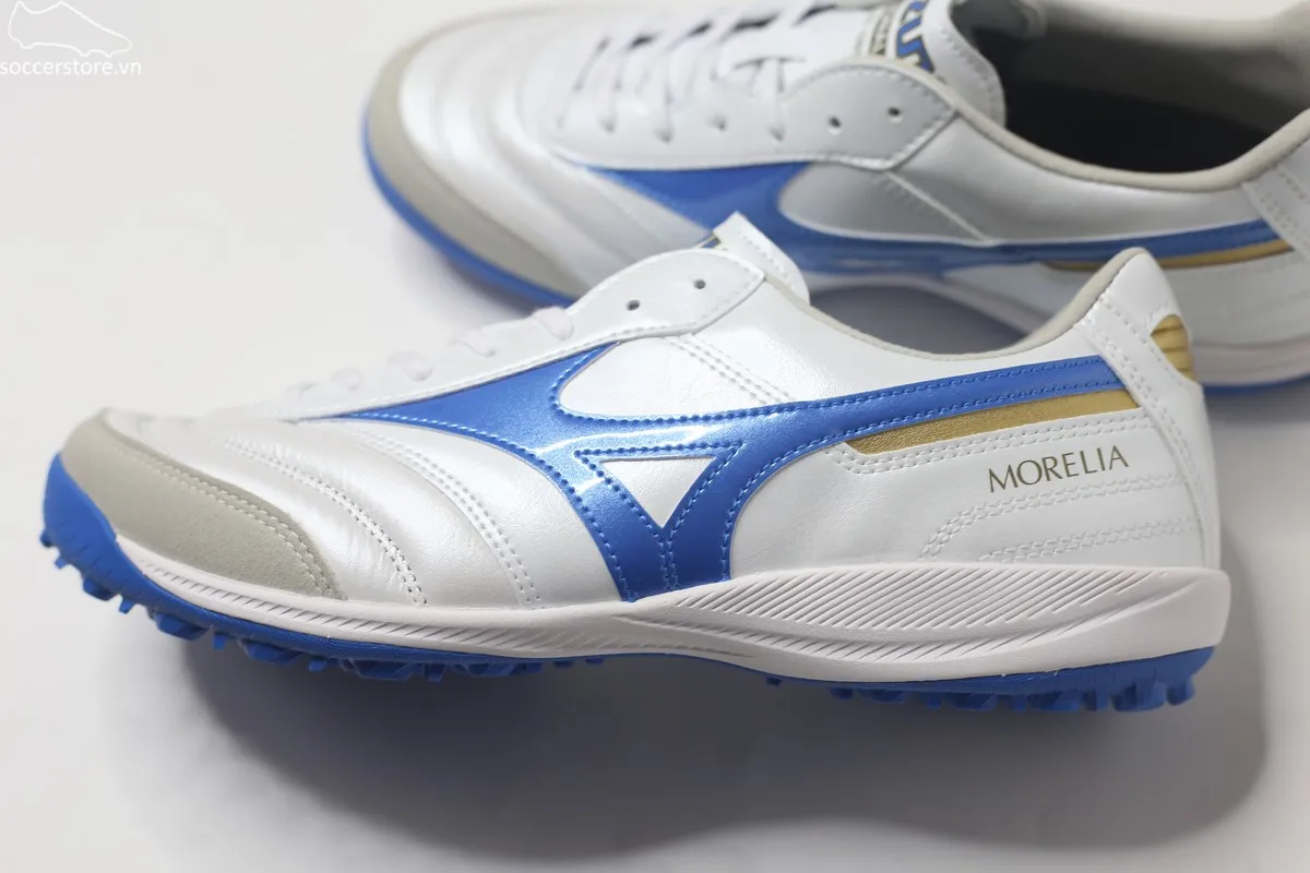 Mizuno Morelia Sala Elite TF màu trắng xanh Q1GB241225