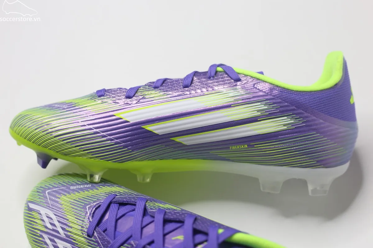 Adidas F50 League FG/MG màu tím Radiant Blaze - JI0003