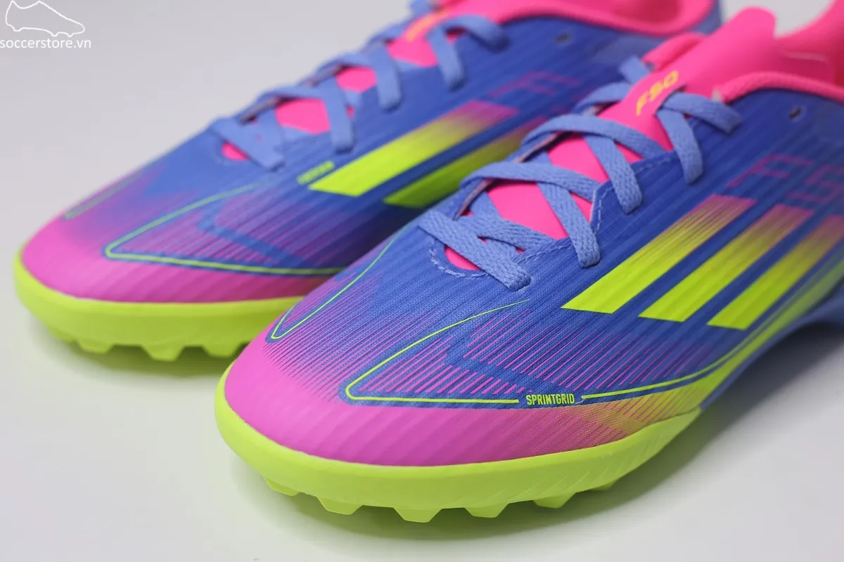 Giày bóng đá trẻ em Adidas F50 League TF J Kids- Celestial Victory màu blue fusion IE3754