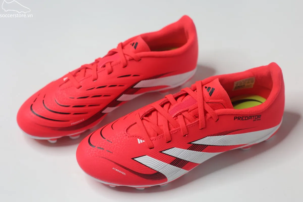 Adidas Predator League MG Kids- Pure Victory màu đỏ trắng ID3795