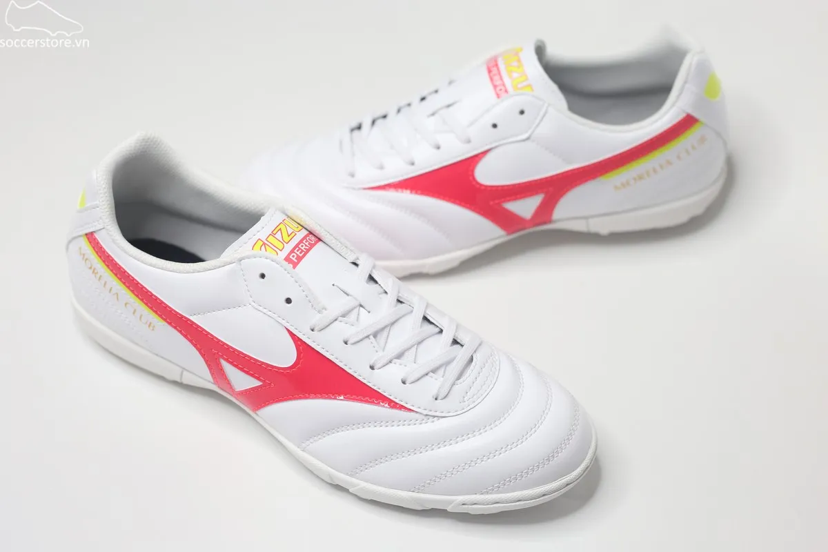 Mizuno Morelia 2 Club TF màu trắng đỏ xanh P1GD231664