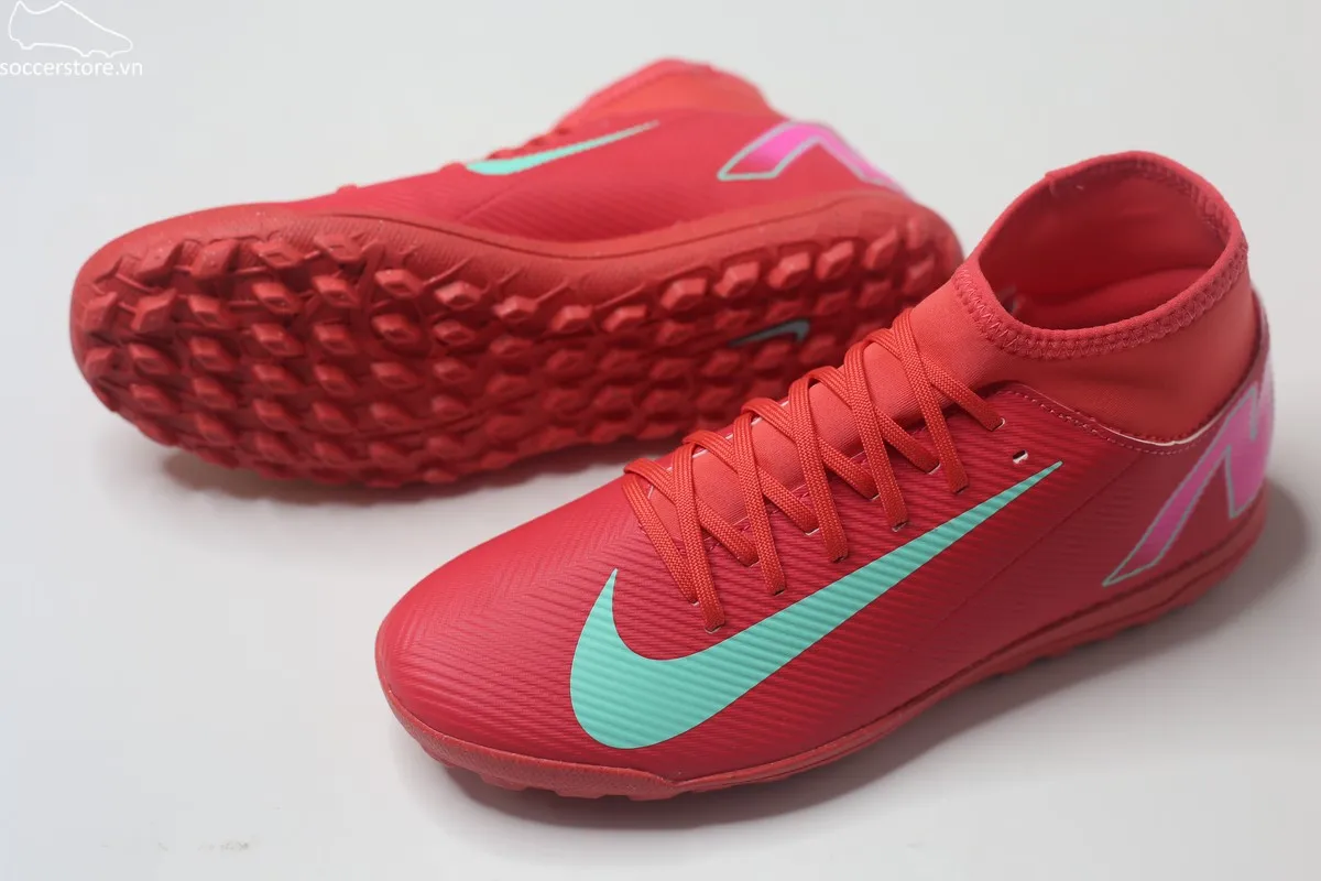 Nike Mercurial Superfly 10 Club TF- Prism pack màu đỏ than FQ8317-800