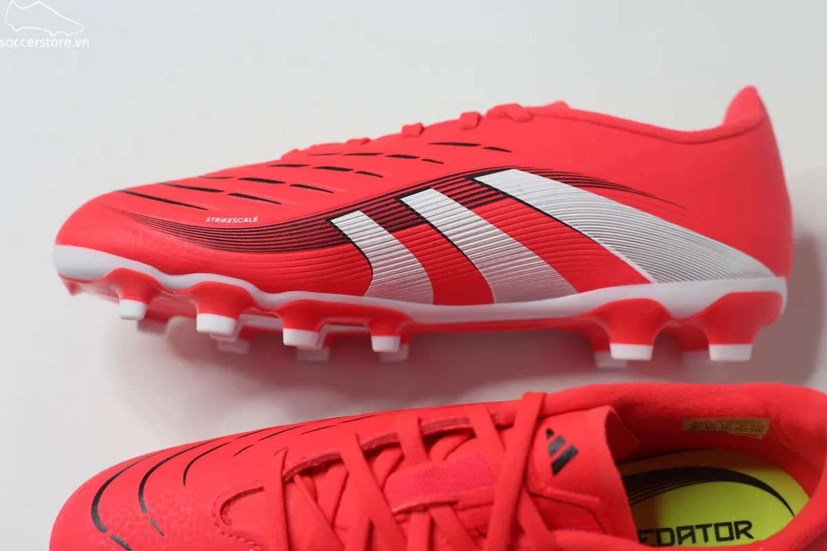 Adidas Predator League MG Kids- Pure Victory màu đỏ trắng ID3795