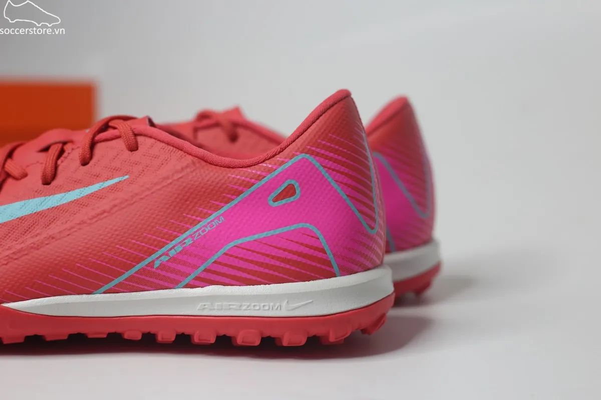 Nike Mercurial Vapor 16 Academy TF Air Zoom Mad Energy màu đỏ than hồng FQ8449-800