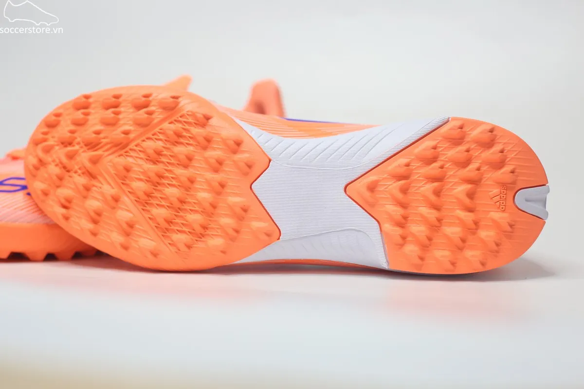 Giày Adidas F50 League TF J - màu cam trắng – Coral Blaze – JI0001