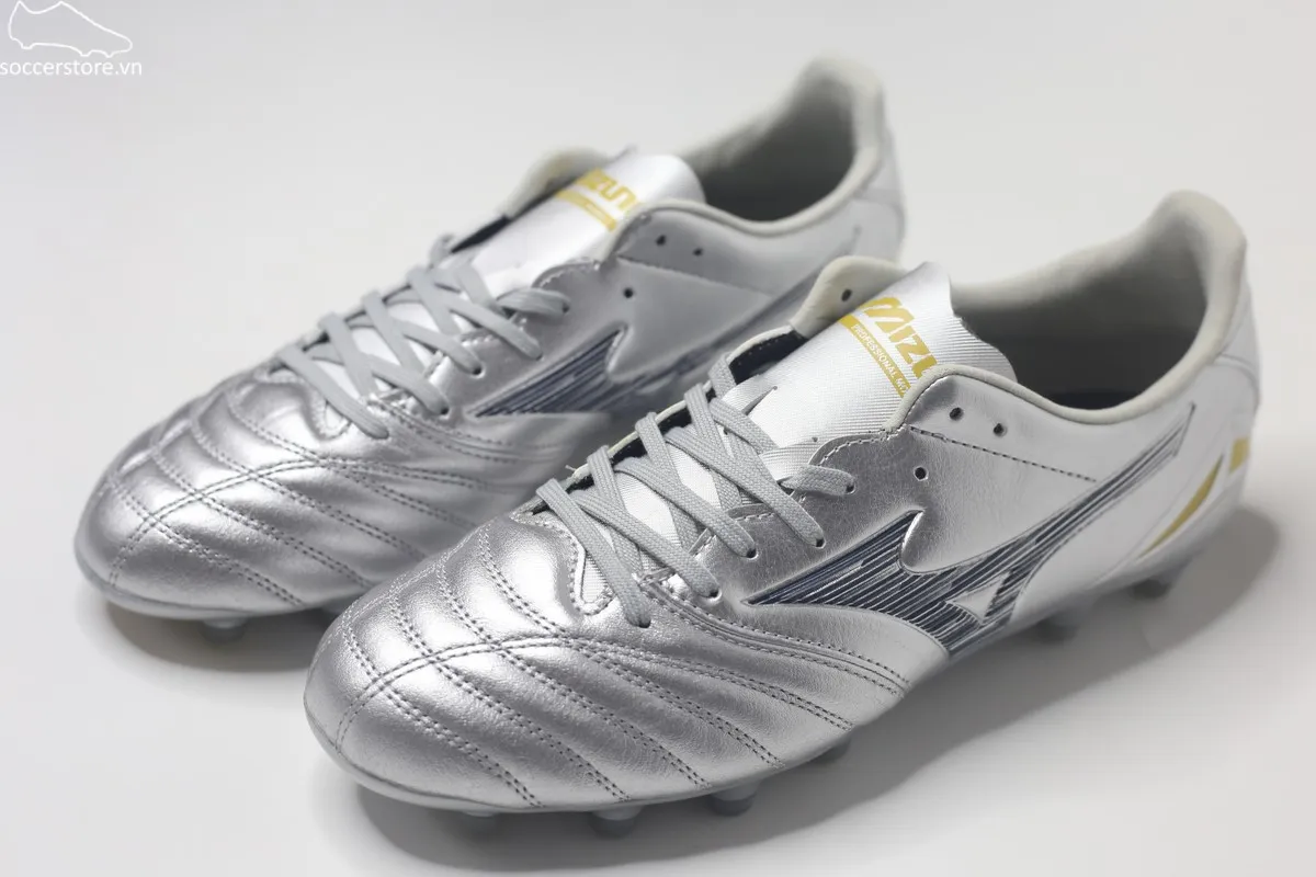 Mizuno Morelia Neo IV Pro FG màu bạc P1GA253404
