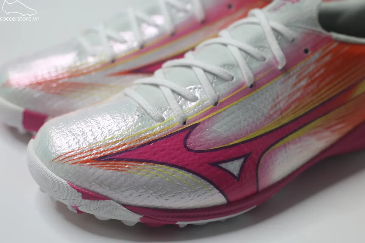 Mizuno Alpha 3 Elite AS TF Blazing Flair- Trắng/ Hồng P1GD266264