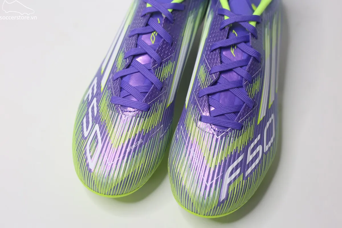 Adidas F50 League FG/MG màu tím Radiant Blaze - JI0003