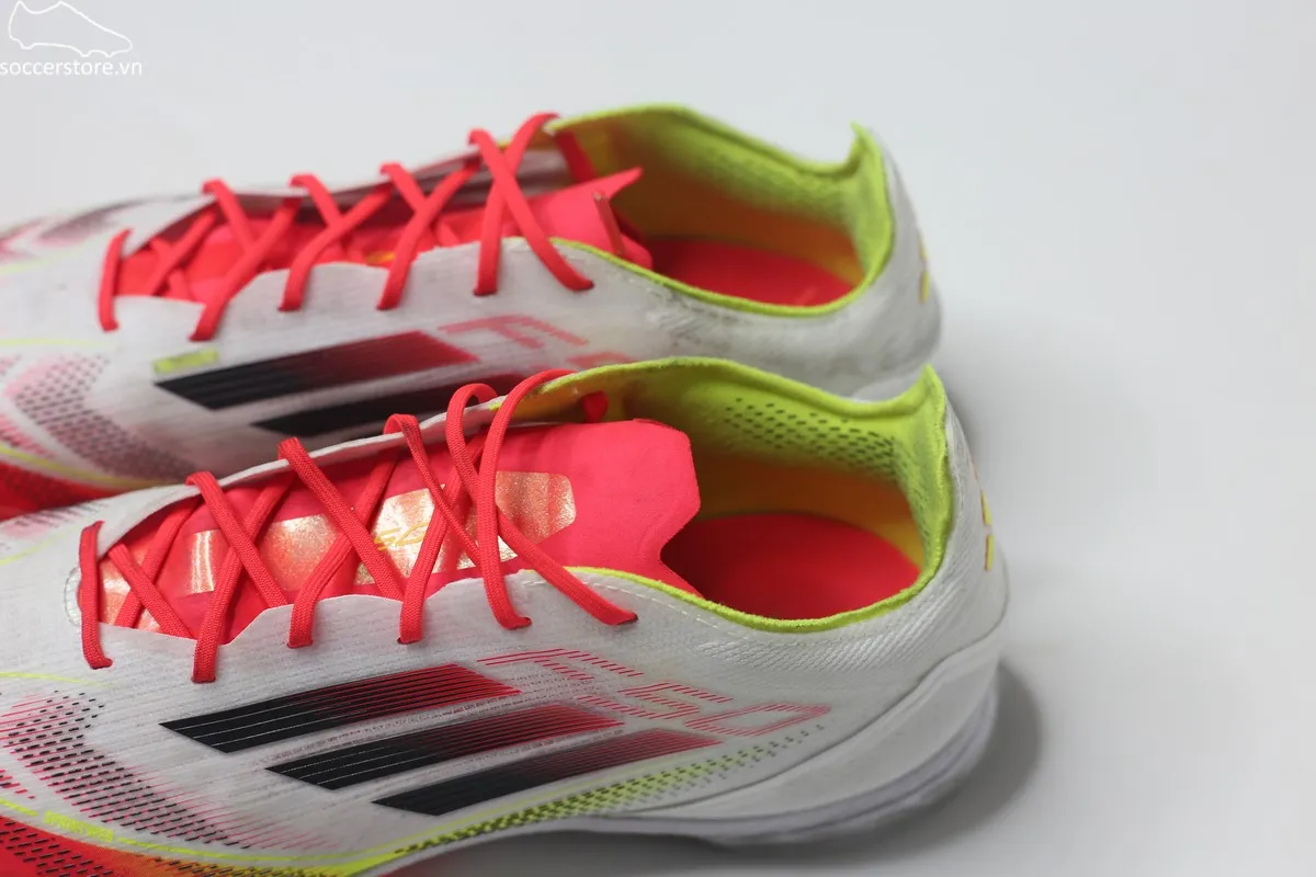 90% – Used-Adidas F50 Pro TF- Pure Victory pack màu trắng đỏ IE1220