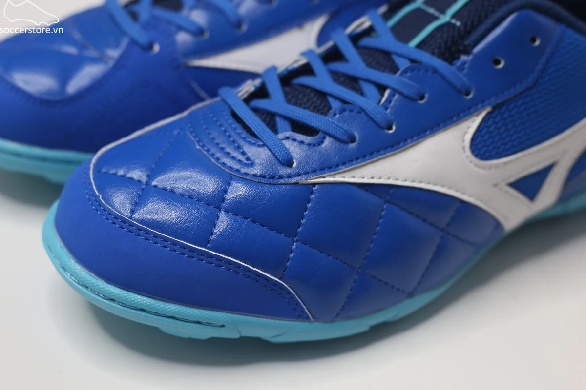 Mizuno Morelia Sala Club TF màu xanh trắng Q1GB241603