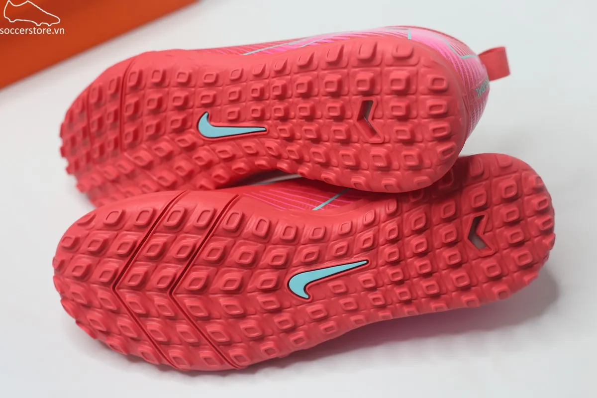 Nike Mercurial Vapor 16 Academy TF Jr đỏ than hồng FQ8284-800