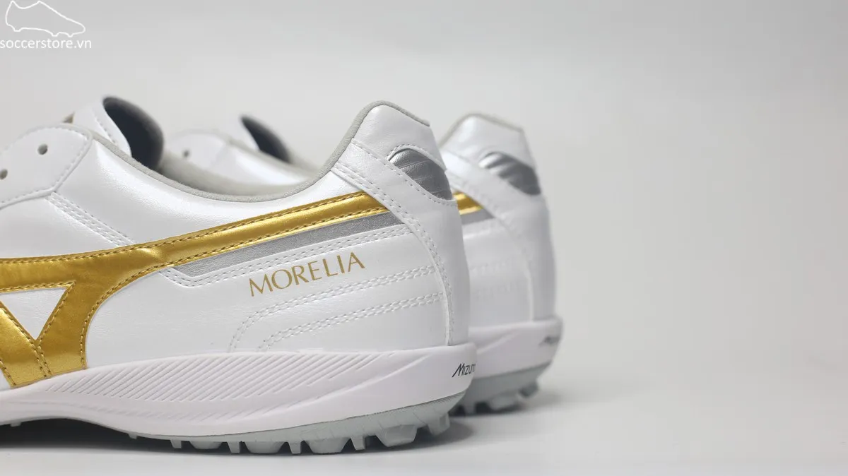 Mizuno Morelia Sala Japan TF trắng gold Made In Japan Q1GB260250