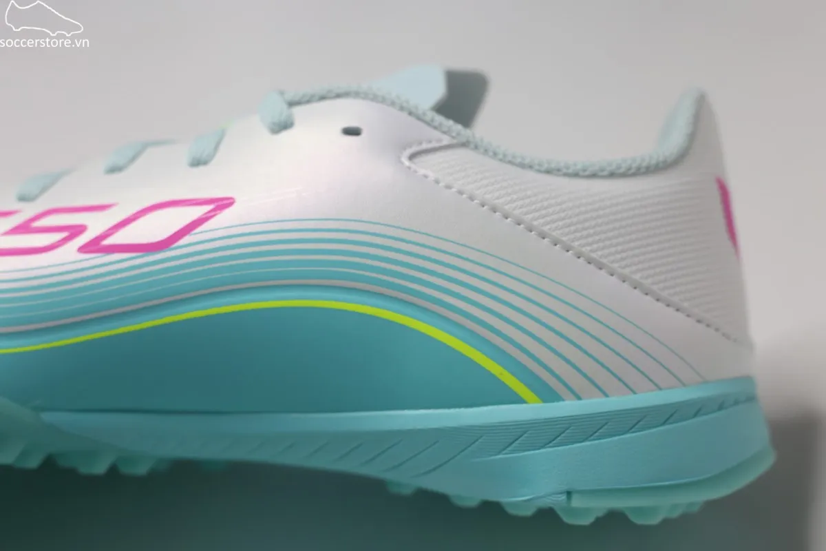 Adidas F50 League TF Messi Jr xanh ngọc JQ0944