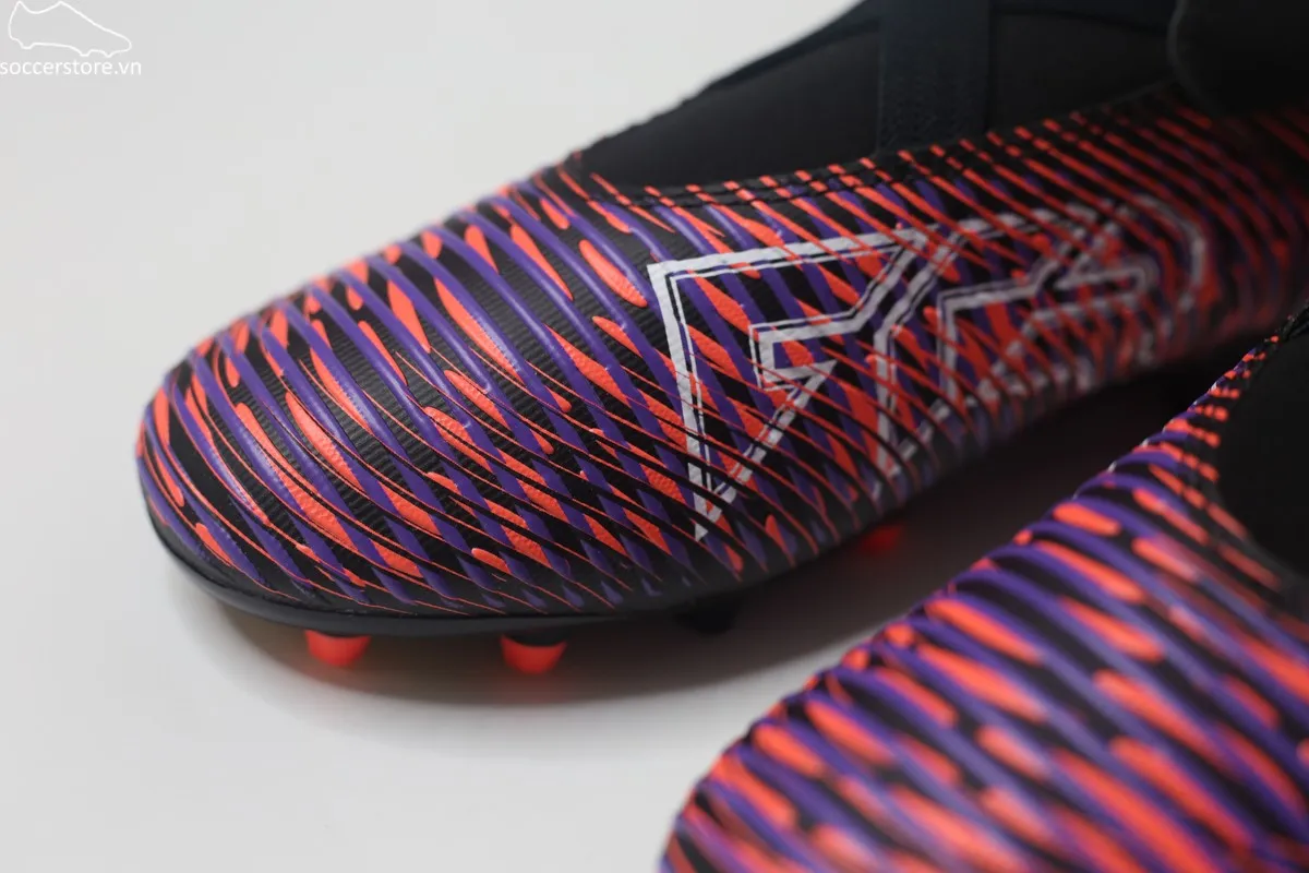 Puma Future 8 Match MG LL Jr màu sọc đen đỏ 108390-01