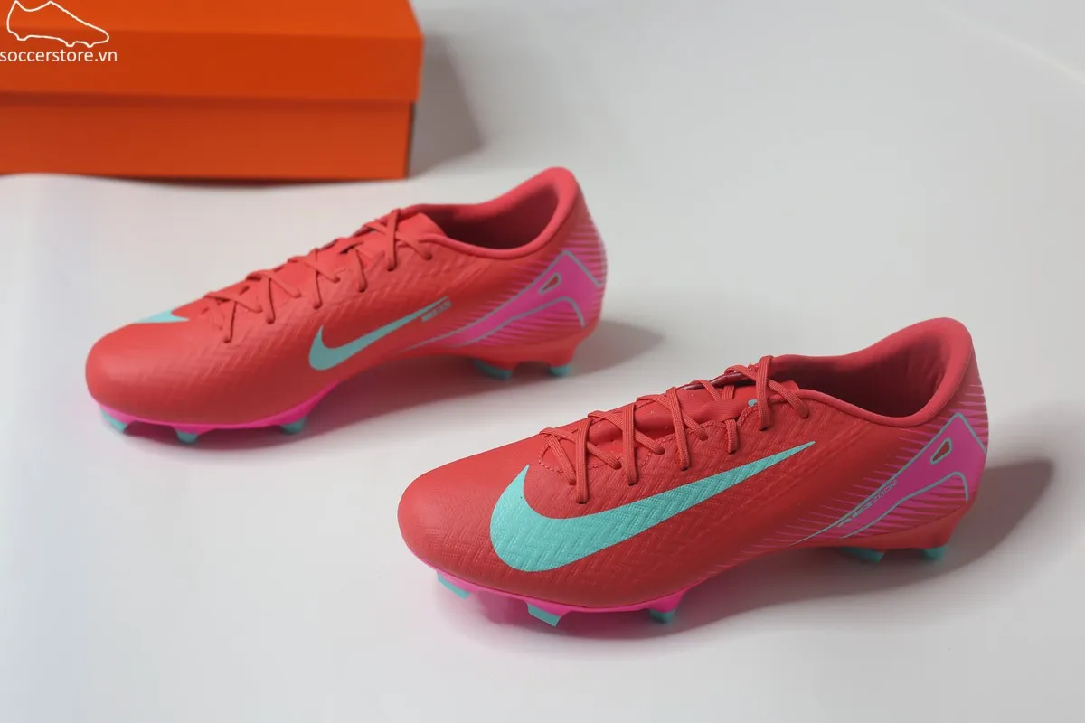 Nike Mercurial Vapor 16 Academy MG / FG Air Zoom- Mad Energy màu đỏ than hồng FQ8374-800