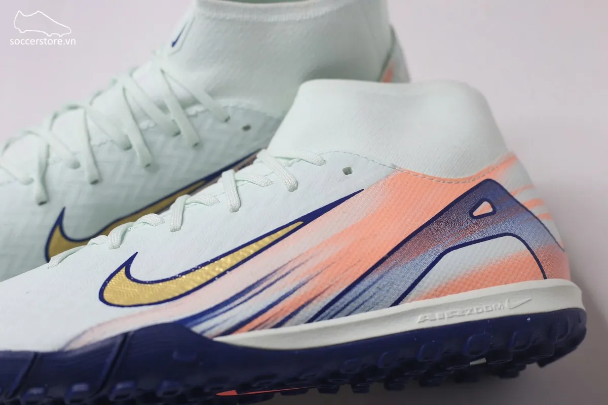 Nike Mercurial Superfly 10 Academy TF Air Zoom MDS 009 màu xanh trắng đồng FZ1382-300
