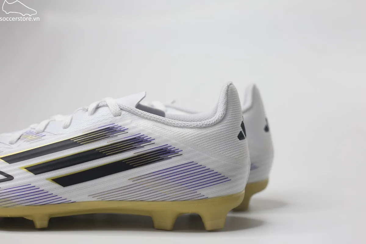 Adidas F50 League FG/MG Jr- Road To Glory trắng đồng JH7745