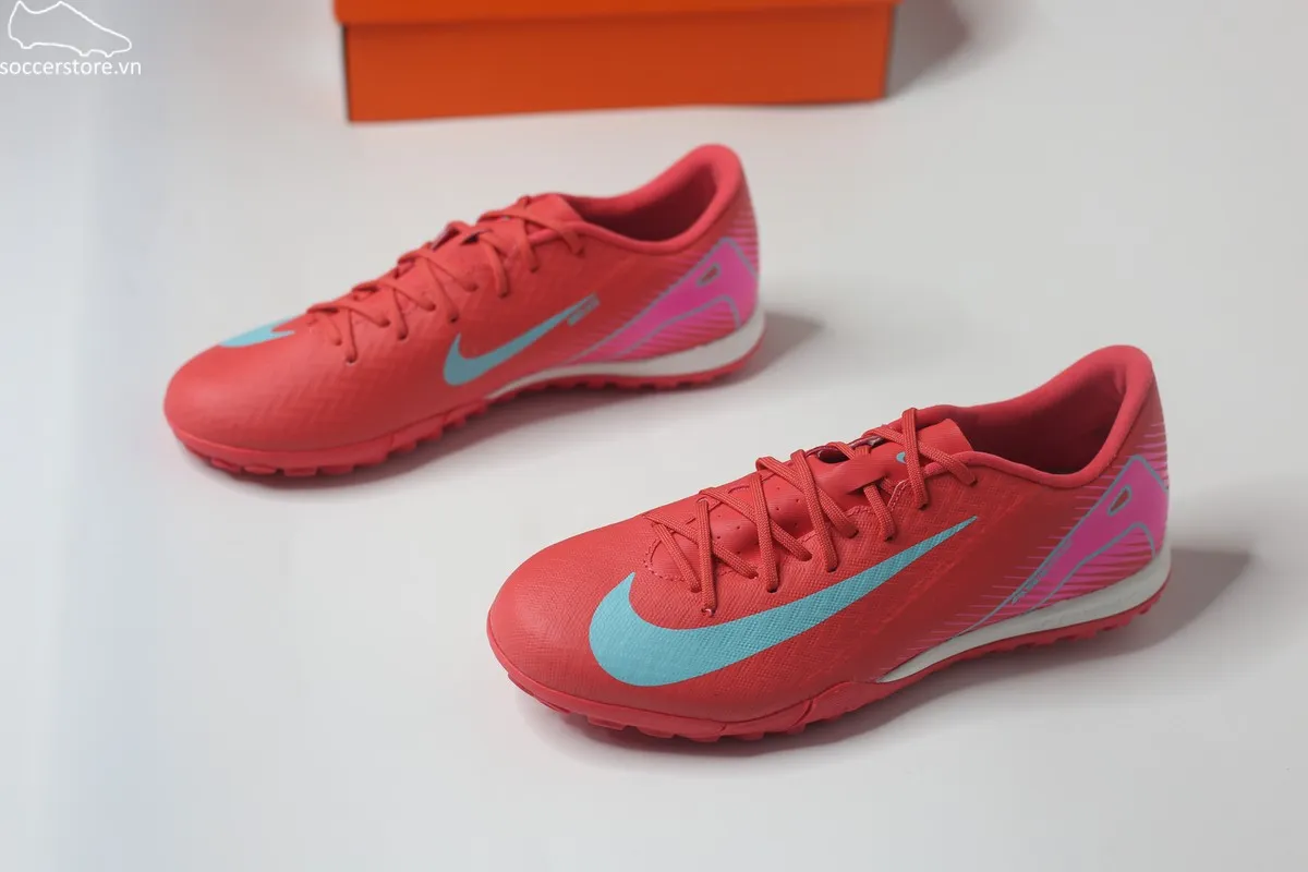 Nike Mercurial Vapor 16 Academy TF Air Zoom Mad Energy màu đỏ than hồng FQ8449-800