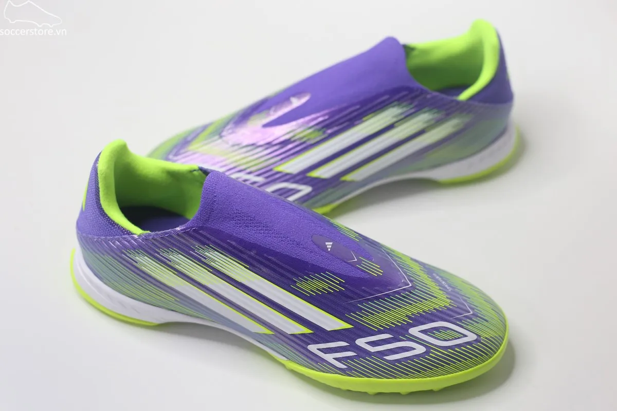 Adidas F50 League TF LL màu tím Radiant Blaze - JH7727