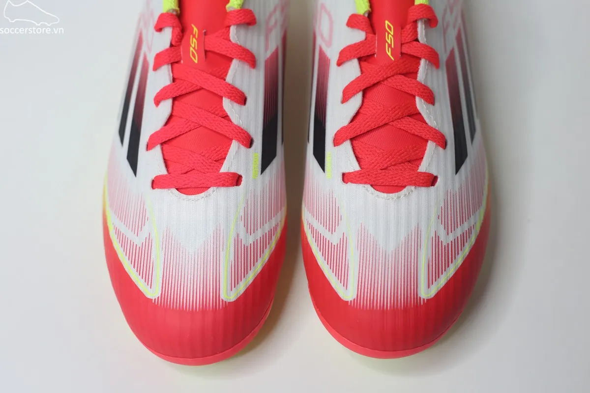 Adidas F50 League MG Kids- Pure Victory pack màu trắng đỏ IE3752 Jr