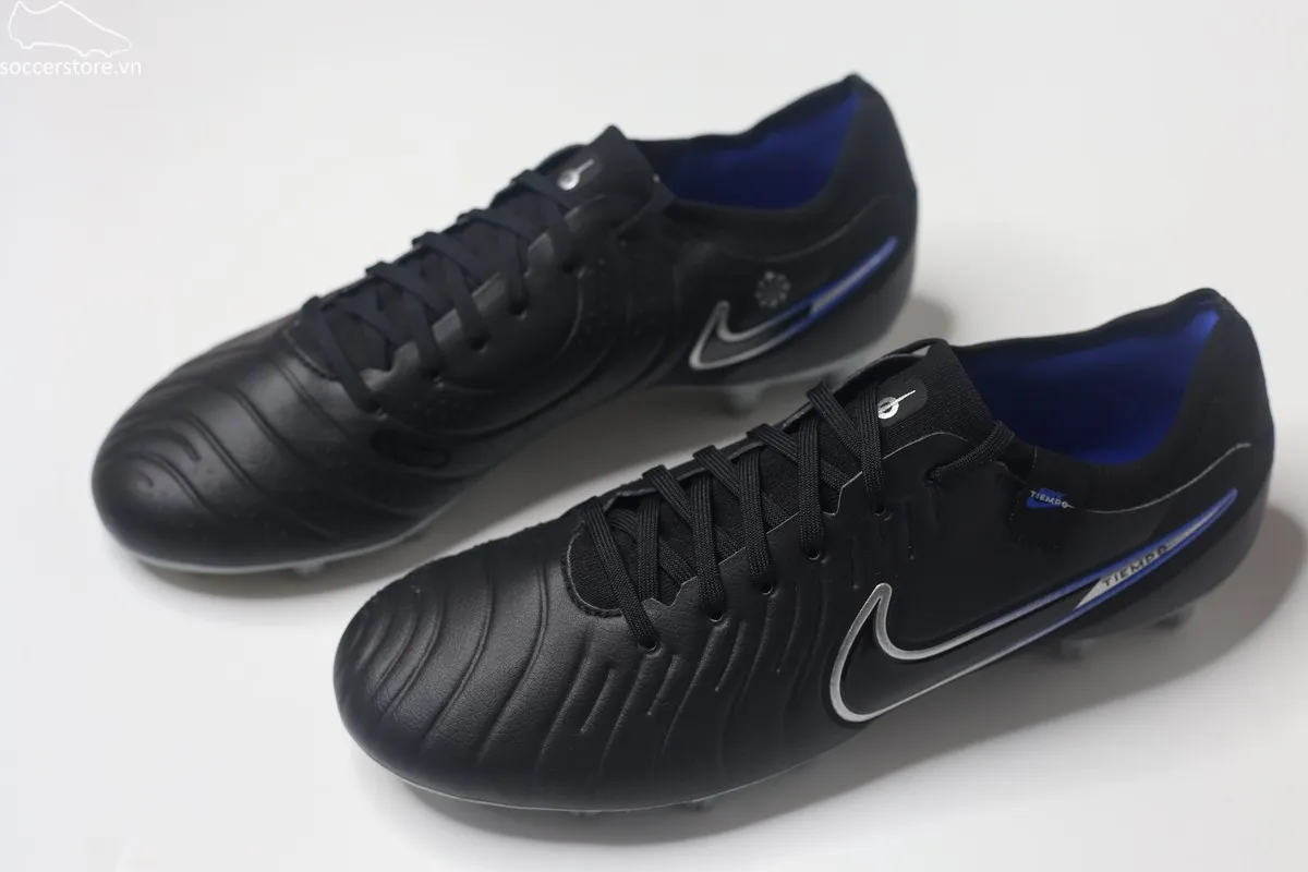Nike Tiempo 10 Legend Pro HG/AG màu đen bạc DV4332-040