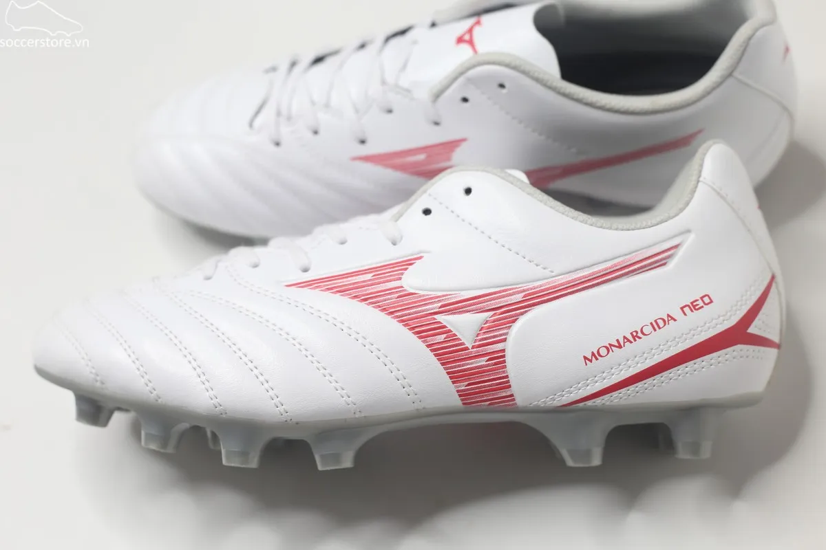 Mizuno Monarcida Neo 3 Select FG màu trắng đỏ P1GA242560