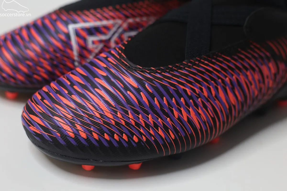 Puma Future 8 Match MG LL Jr màu sọc đen đỏ 108390-01