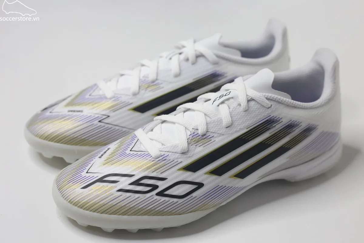 Adidas F50 League Jr trắng đồng Road to Glory - JI0002