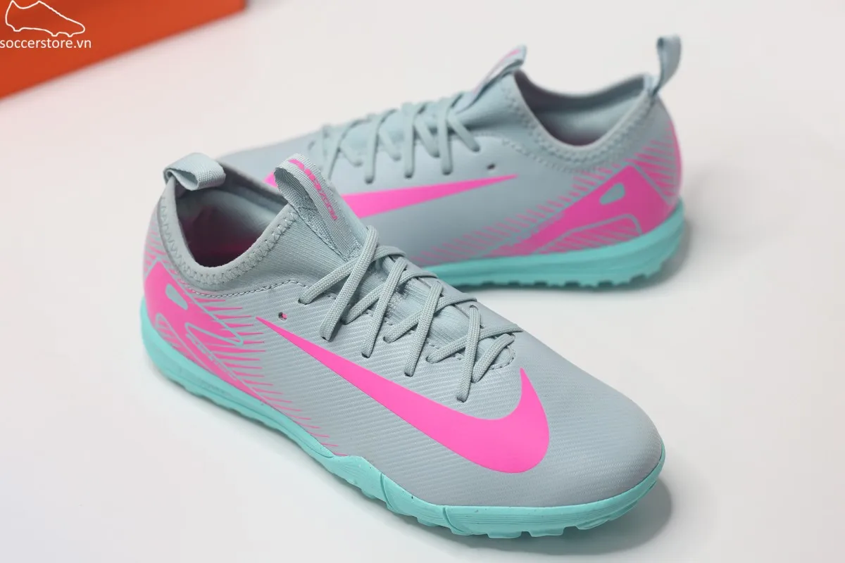 Nike Mercurial Vapor 16 Academy TF Junior màu xanh xám FQ8284-301