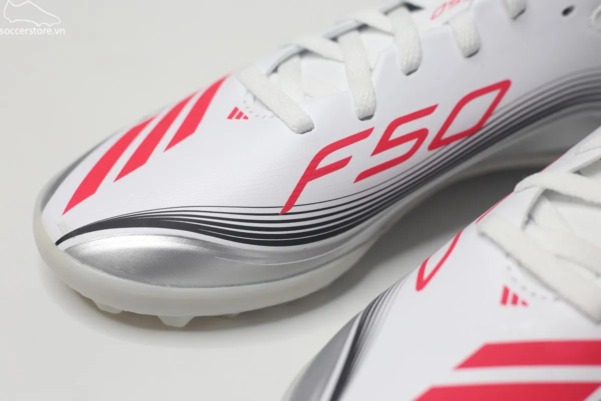 Adidas F50 League TF Jr Messi Prestig10 trắng bạc JP7456