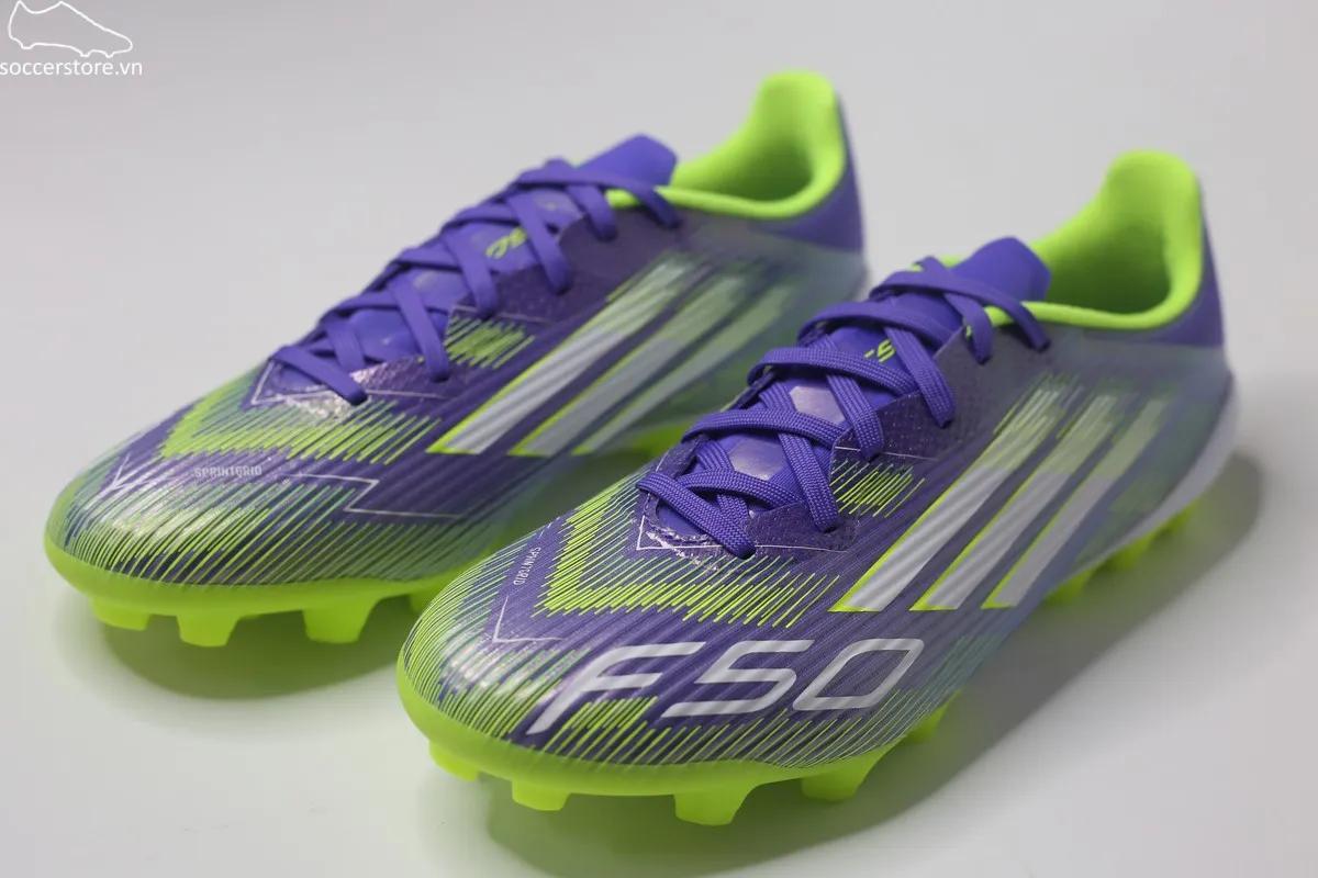 Adidas F50 League AG 2G/3G màu tím - Radiant Blaze- JH7740